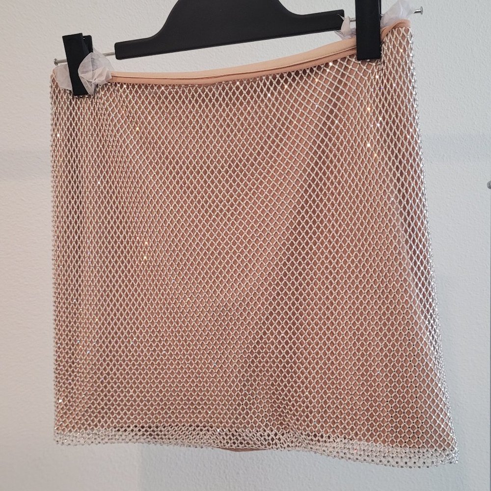 Ramos Crystal Embellished Mini Skirt by Alice + Olivia